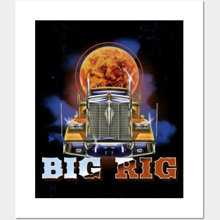 Big Rig Trucker Trucking Posters and Art